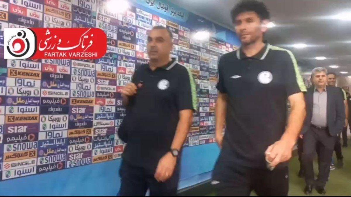 اختصاصی/ گزارش ویدویی از ورود تیم استقلال خوزستان به ورزشگاه آزادی تهران